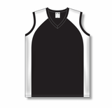 Athletic Knit (AK) V601L-221 Ladies Black/White Volleyball Jersey