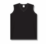 Athletic Knit (AK) V635L-001 Ladies Black Volleyball Jersey