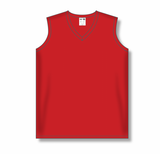 Athletic Knit (AK) V635L-005 Ladies Red Volleyball Jersey