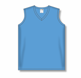 Athletic Knit (AK) V635L-018 Ladies Sky Blue Volleyball Jersey