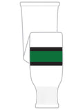 K1 Sportswear University of North Dakota Fighting Sioux White Knit Ice Hockey Socks - PSH Sports