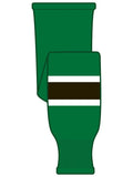 K1 Sportswear University of North Dakota Fighting Sioux Kelly Green Knit Ice Hockey Socks