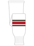 K1 Sportswear Team Canada White Knit Ice Hockey Socks