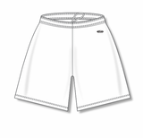 Athletic Knit (AK) VS1300M-000 Mens White Volleyball Shorts