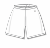 Athletic Knit (AK) BAS1300M-000 Mens White Baseball Shorts