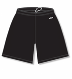 Athletic Knit (AK) BAS1300M-001 Mens Black Baseball Shorts