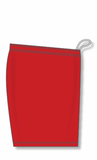 Athletic Knit (AK) BAS1300M-005 Mens Red Baseball Shorts