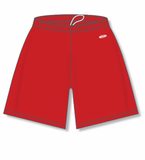 Athletic Knit (AK) LS1300Y-005 Youth Red Lacrosse Shorts