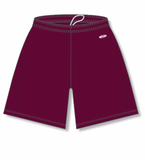 Athletic Knit (AK) BAS1300M-009 Mens Maroon Baseball Shorts