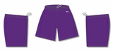 Athletic Knit (AK) BAS1300M-010 Mens Purple Baseball Shorts