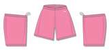 Athletic Knit (AK) BAS1300M-014 Mens Pink Baseball Shorts - PSH Sports