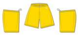 Athletic Knit (AK) VS1300M-055 Mens Maize Volleyball Shorts