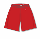 Athletic Knit (AK) VS1700L-005 Ladies Red Volleyball Shorts