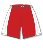 Athletic Knit (AK) BAS605L-208 Red/White Ladies Baseball Shorts - PSH Sports
