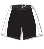Athletic Knit (AK) BAS605L-221 Black/White Ladies Baseball Shorts - PSH Sports