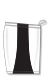 Athletic Knit (AK) LS605L-222 White/Black Ladies Field Lacrosse Shorts