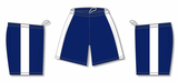 Athletic Knit (AK) BS9145L-216 Ladies Navy/White Pro Basketball Shorts