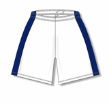 Athletic Knit (AK) SS9145M-217 Mens White/Navy Pro Soccer Shorts