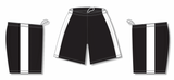 Athletic Knit (AK) VS9145L-221 Ladies Black/White Pro Volleyball Shorts
