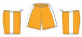 Athletic Knit (AK) BS9145M-236 Mens Gold/White Pro Basketball Shorts