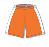Athletic Knit (AK) BS9145L-238 Ladies Orange/White Pro Basketball Shorts