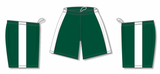 Athletic Knit (AK) VS9145L-260 Ladies Dark Green/White Pro Volleyball Shorts