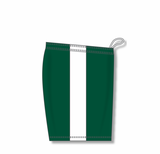 Athletic Knit (AK) BS9145L-260 Ladies Dark Green/White Pro Basketball Shorts