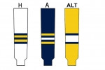 Modelline Knit Ice Hockey Socks - University of Michigan Wolverines (New) - PSH Sports