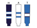 Modelline Winnipeg Jets Third Cobalt Blue Knit Ice Hockey Socks