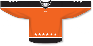 Athletic Knit (AK) Custom ZH111-ALL3087 NHL All Star Orange Sublimated Hockey Jersey