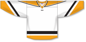Athletic Knit (AK) Custom ZH111-PIT3060 Pittsburgh Penguins White Hockey Jersey