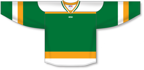 Athletic Knit (AK) Custom ZH112-MIN3034 Minnesota North Stars Kelly Green Sublimated Hockey Jersey