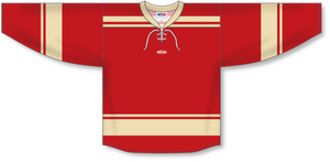 Athletic Knit (AK) Custom ZH121-DET3025 Detroit Red Wings Red Sublimated Hockey Jersey