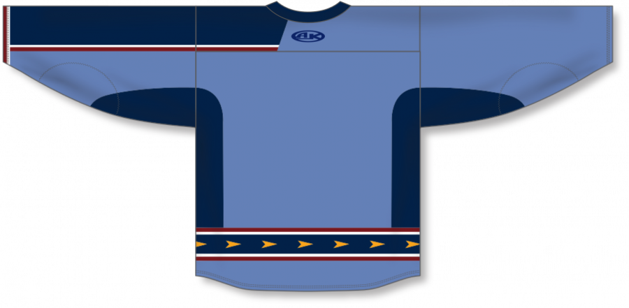 Athletic Knit AK Custom ZH131 ATL391C Atlanta Thrashers Blue Sublima PSH Sports