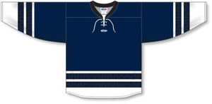 Athletic Knit (AK) Custom ZH131-NAS3040 Nashville Predators Navy Sublimated Hockey Jersey