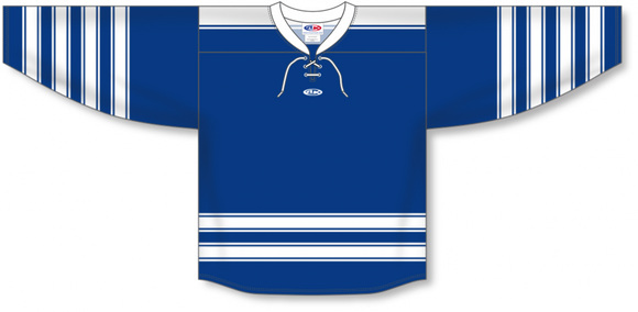 Athletic Knit (AK) Custom ZH131-TOR3072 Toronto Maple Leafs Royal Blue Sublimated Hockey Jersey