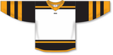 Athletic Knit (AK) Custom ZH181-BOS3007 Boston Bruins White Sublimated Hockey Jersey