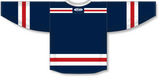 Athletic Knit (AK) Custom ZH181-NYR3050 2018 New York Rangers Winter Classic Navy Sublimated Hockey Jersey