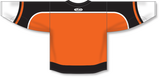 Athletic Knit (AK) Custom ZH181-PHI3057 2021 Philadelphia Flyers Reverse Retro Orange Sublimated Hockey Jersey