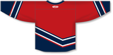 Athletic Knit (AK) Custom ZH181-WAS3084 2021 Washington Capitals Reverse Retro Red Sublimated Hockey Jersey