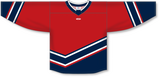 Athletic Knit (AK) Custom ZH181-WAS3084 2021 Washington Capitals Reverse Retro Red Sublimated Hockey Jersey