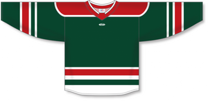 Athletic Knit (AK) Custom ZH182-NJE3045 2021 New Jersey Devils Reverse Retro Dark Green Sublimated Hockey Jersey