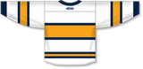 Athletic Knit (AK) Custom ZH191-NAS3041 2020 Nashville Predators Winter Classic White Sublimated Hockey Jersey
