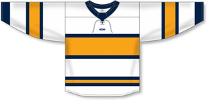 Athletic Knit (AK) Custom ZH191-NAS3041 2020 Nashville Predators Winter Classic White Sublimated Hockey Jersey
